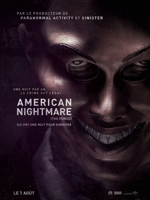 Affiche du film American Nightmare (2013) de James DeMonaco. Voir American Nightmare en streaming / torrent sur meilleurs-films.fr