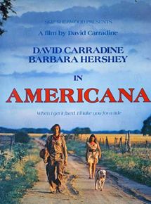 Affiche du film Americana (1981) de David Carradine. Voir Americana en streaming / torrent sur meilleurs-films.fr