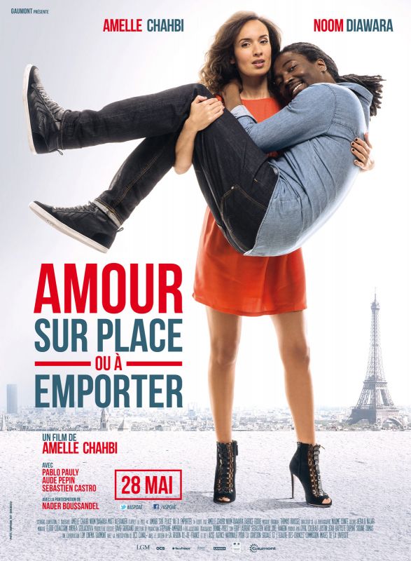 Affiche du film Amour sur place ou à emporter (2013) de Amelle Chahbi. Voir Amour sur place ou à emporter en streaming / torrent sur meilleurs-films.fr