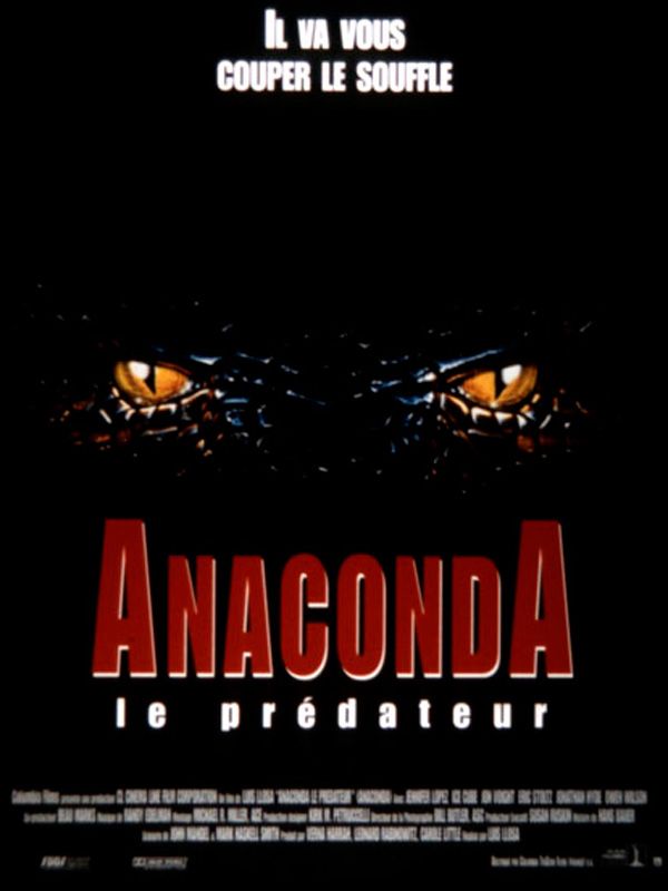 Affiche du film Anaconda, le prédateur (1997) de Luis Llosa Affiche du film Anaconda, le prédateur (1997) de Luis Llosa. Voir Anaconda, le prédateur en streaming / torrent sur meilleurs-films.fr