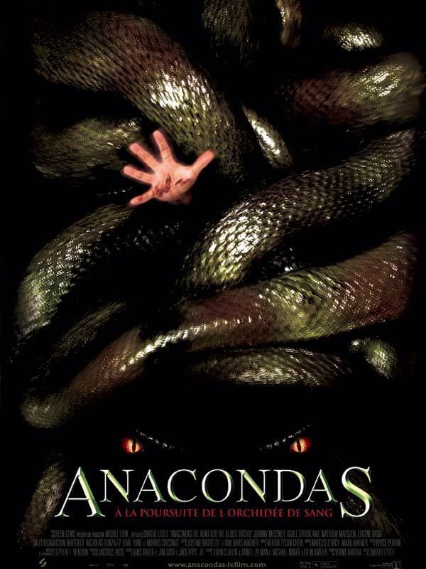 Affiche du film Anacondas : à la poursuite de l’orchidée de sang (2003) de Dwight H. Little Affiche du film Anacondas : à la poursuite de l’orchidée de sang (2003) de Dwight H. Little. Voir Anacondas : à la poursuite de l’orchidée de sang en streaming / torrent sur meilleurs-films.fr