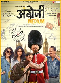 Affiche du film Angrezi Medium (2020) de Homi Adajania. Voir Angrezi Medium en streaming / torrent sur meilleurs-films.fr