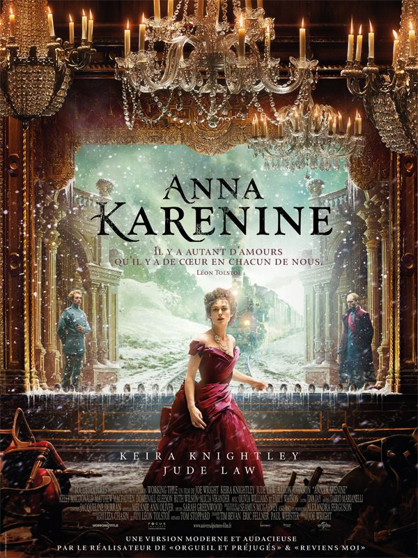Affiche du film Anna Karenine (2012) de Joe Wright Affiche du film Anna Karenine (2012) de Joe Wright. Voir Anna Karenine en streaming / torrent sur meilleurs-films.fr