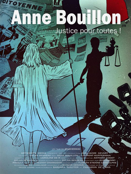 Affiche du court métrage Anne Bouillon : Justice pour toutes (2025) de Dylan Besseau Affiche du court métrage Anne Bouillon : Justice pour toutes (2025) de Dylan Besseau. Voir Anne Bouillon : Justice pour toutes en streaming / torrent sur meilleurs-films.fr