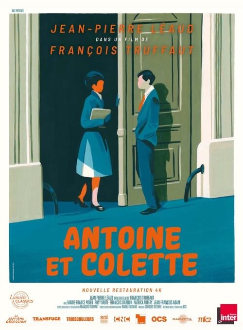 Affiche du court métrage Antoine et Colette (1962) de François Truffaut. Voir Antoine et Colette en streaming / torrent sur meilleurs-films.fr