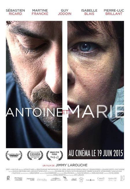 Affiche du film Antoine et Marie (2015) de Jimmy Larouche. Voir Antoine et Marie en streaming / torrent sur meilleurs-films.fr