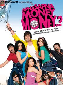 Affiche du film Apna Sapna Money Money (2006) de Sangeet Sivan. Voir Apna Sapna Money Money en streaming / torrent sur meilleurs-films.fr