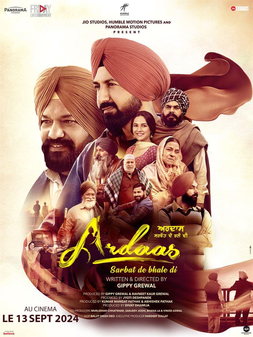 Affiche du film Ardaas Sarbat De Bhalle Di (2024) de Gippy Grewal Affiche du film Ardaas Sarbat De Bhalle Di (2024) de Gippy Grewal. Voir Ardaas Sarbat De Bhalle Di en streaming / torrent sur meilleurs-films.fr