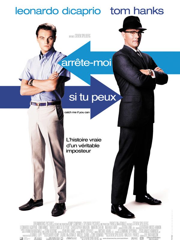 Affiche du film Arrête-moi si tu peux (2002) de Steven Spielberg Affiche du film Arrête-moi si tu peux (2002) de Steven Spielberg. Voir Arrête-moi si tu peux en streaming / torrent sur meilleurs-films.fr
