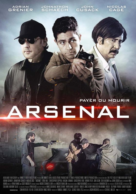 Affiche du film Arsenal (2017) de Steven C. Miller Affiche du film Arsenal (2017) de Steven C. Miller. Voir Arsenal en streaming / torrent sur meilleurs-films.fr