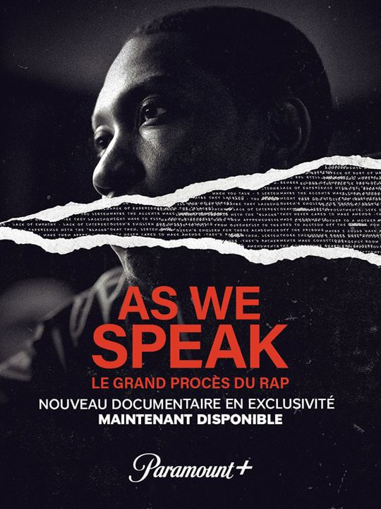 Affiche du film As We Speak: le grand procès du rap (2023) de J.M. Harper Affiche du film As We Speak: le grand procès du rap (2023) de J.M. Harper. Voir As We Speak: le grand procès du rap en streaming / torrent sur meilleurs-films.fr