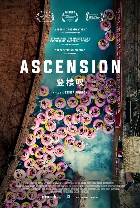 Affiche du film Ascension (2021) de Jessica Kingdon. Voir Ascension en streaming / torrent sur meilleurs-films.fr