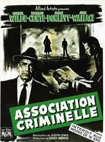 Affiche du film Association criminelle (1955) de Joseph H. Lewis Affiche du film Association criminelle (1955) de Joseph H. Lewis. Voir Association criminelle en streaming / torrent sur meilleurs-films.fr