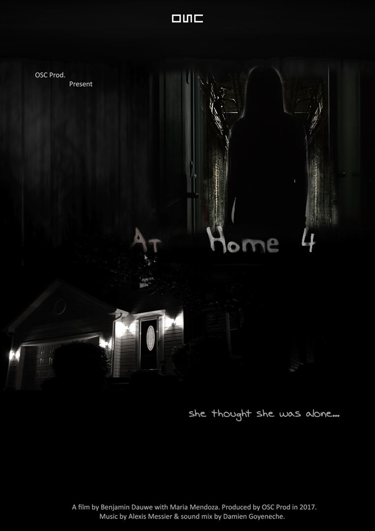 Affiche du court métrage At Home 4 (2017) de Benjamin Dauwe. Voir At Home 4 en streaming / torrent sur meilleurs-films.fr