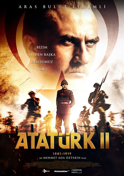Affiche du film Atatürk 1881 – 1919 (2. Film) (2023) de Mehmet Ada Öztekin. Voir Atatürk 1881 – 1919 (2. Film) en streaming / torrent sur meilleurs-films.fr