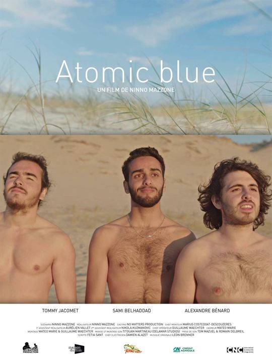 Affiche du court métrage Atomic Blue (2025) de Ninno Mazzone. Voir Atomic Blue en streaming / torrent sur meilleurs-films.fr