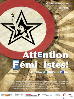 Affiche du court métrage Attention Féministes! (2011) de Rozenn Potin. Voir Attention Féministes! en streaming / torrent sur meilleurs-films.fr