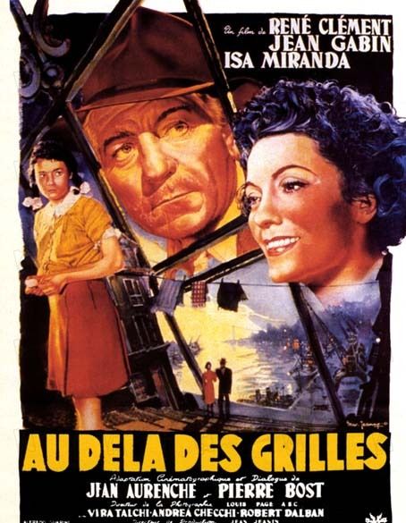 Affiche du film Au-delà des grilles (1948) de René Clément. Voir Au-delà des grilles en streaming / torrent sur meilleurs-films.fr