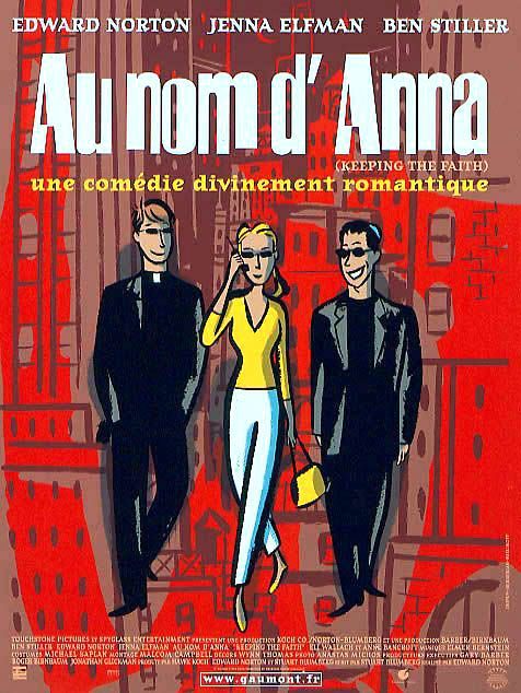 Affiche du film Au nom d’Anna (2000) de Edward Norton Affiche du film Au nom d’Anna (2000) de Edward Norton. Voir Au nom d’Anna en streaming / torrent sur meilleurs-films.fr