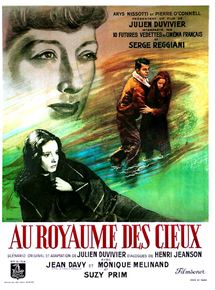 Affiche du film Au royaume des cieux (1949) de Julien Duvivier. Voir Au royaume des cieux en streaming / torrent sur meilleurs-films.fr