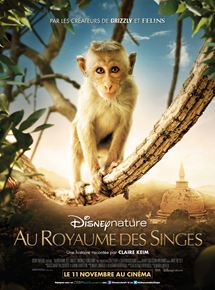 Affiche du film Au Royaume des Singes (2015) de Mark Linfield,Alastair Fothergill,. Voir Au Royaume des Singes en streaming / torrent sur meilleurs-films.fr