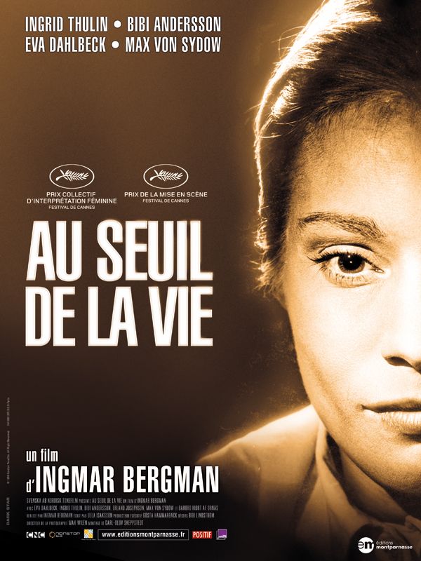 Affiche du film Au seuil de la vie (1958) de Ingmar Bergman. Voir Au seuil de la vie en streaming / torrent sur meilleurs-films.fr