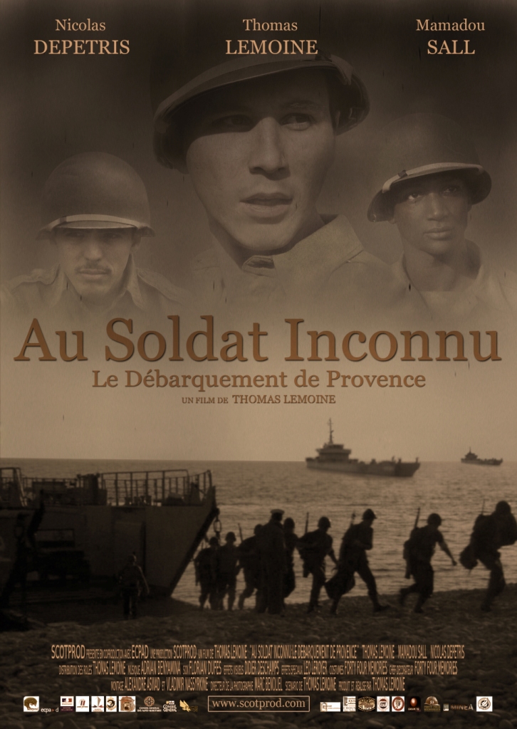 Affiche du court métrage Au Soldat Inconnu, le débarquement de Provence (2009) de Thomas Lemoine. Voir Au Soldat Inconnu, le débarquement de Provence en streaming / torrent sur meilleurs-films.fr