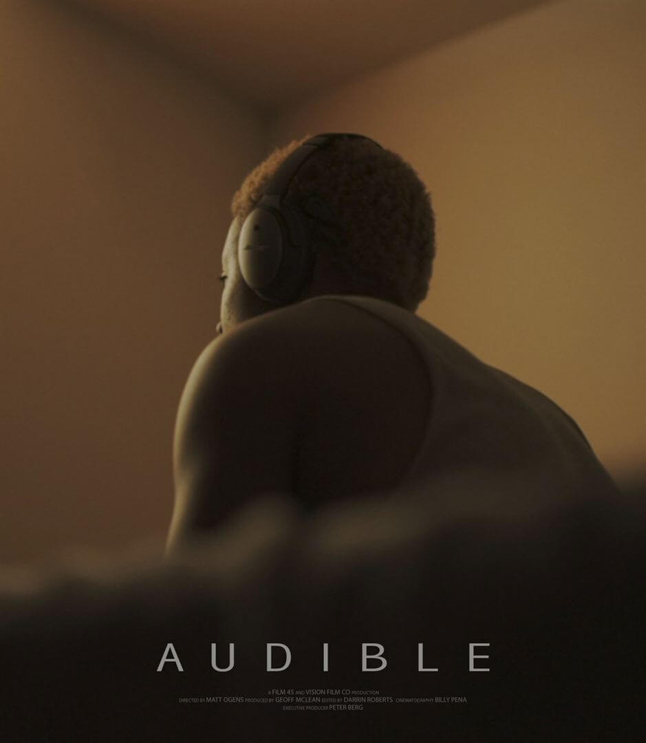 Affiche du court métrage Audible : Vaincre sur tous les terrains (2021) de Matthew Ogens. Voir Audible : Vaincre sur tous les terrains en streaming / torrent sur meilleurs-films.fr