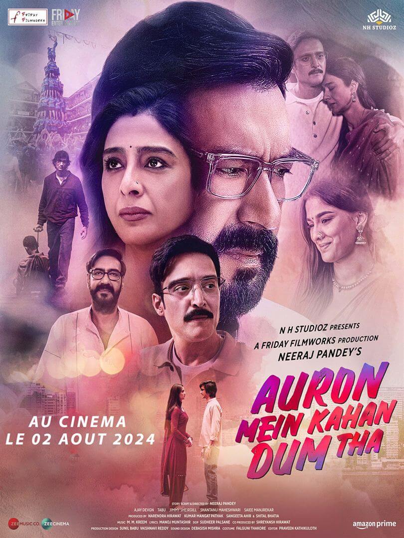 Affiche du film Auron Mein Kahan Dum Tha (2024) de Neeraj Pandey. Voir Auron Mein Kahan Dum Tha en streaming / torrent sur meilleurs-films.fr