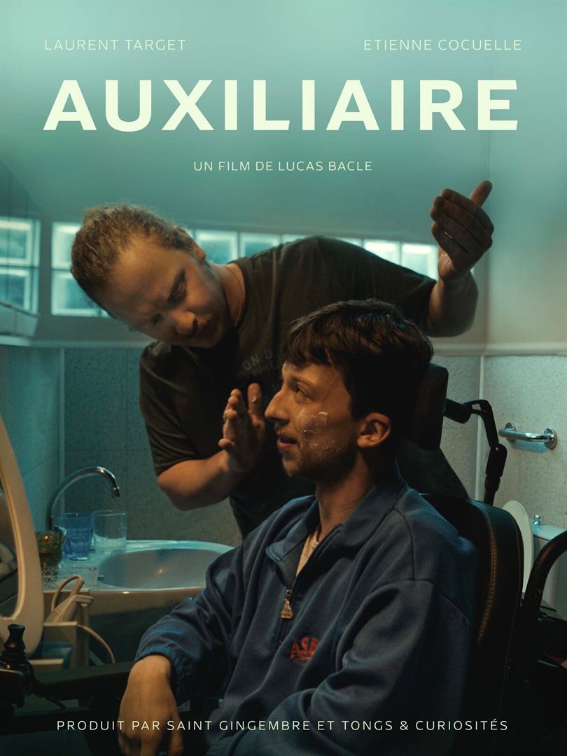 Affiche du court métrage Auxiliaire (2022) de Laurent Target. Voir Auxiliaire en streaming / torrent sur meilleurs-films.fr