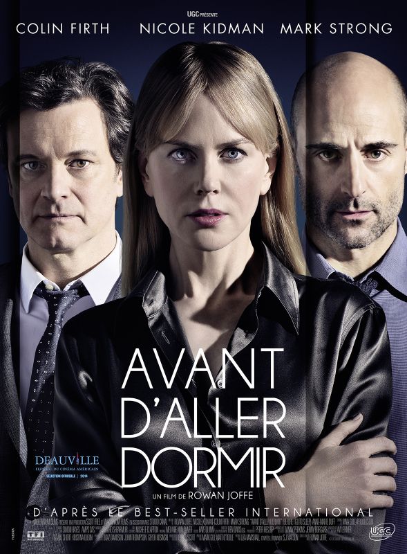 Affiche du film Avant d’aller dormir (2014) de Rowan Joffe Affiche du film Avant d’aller dormir (2014) de Rowan Joffe. Voir Avant d’aller dormir en streaming / torrent sur meilleurs-films.fr