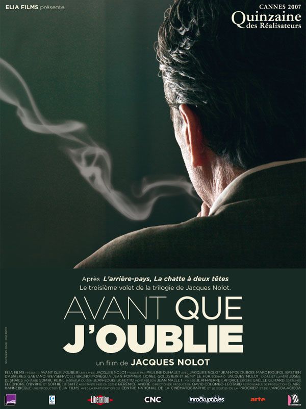 Affiche du film Avant que j’oublie (2007) de Jacques Nolot. Voir Avant que j’oublie en streaming / torrent sur meilleurs-films.fr