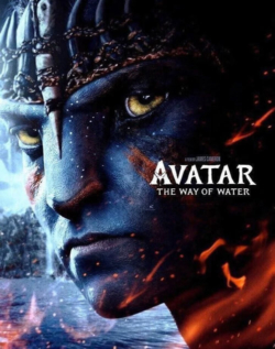 Affiche du film Avatar 2 : la voie de l’eau (2022) de James Cameron.