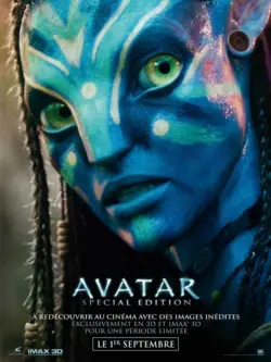 Affiche du film Avatar (2009) de James Cameron.