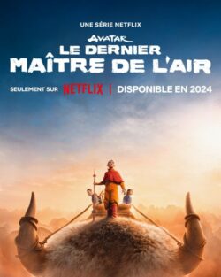 Affiche du film Avatar, le dernier maître de l’air (2024) de Lauren Montgomery & Michael Dante DiMartino.