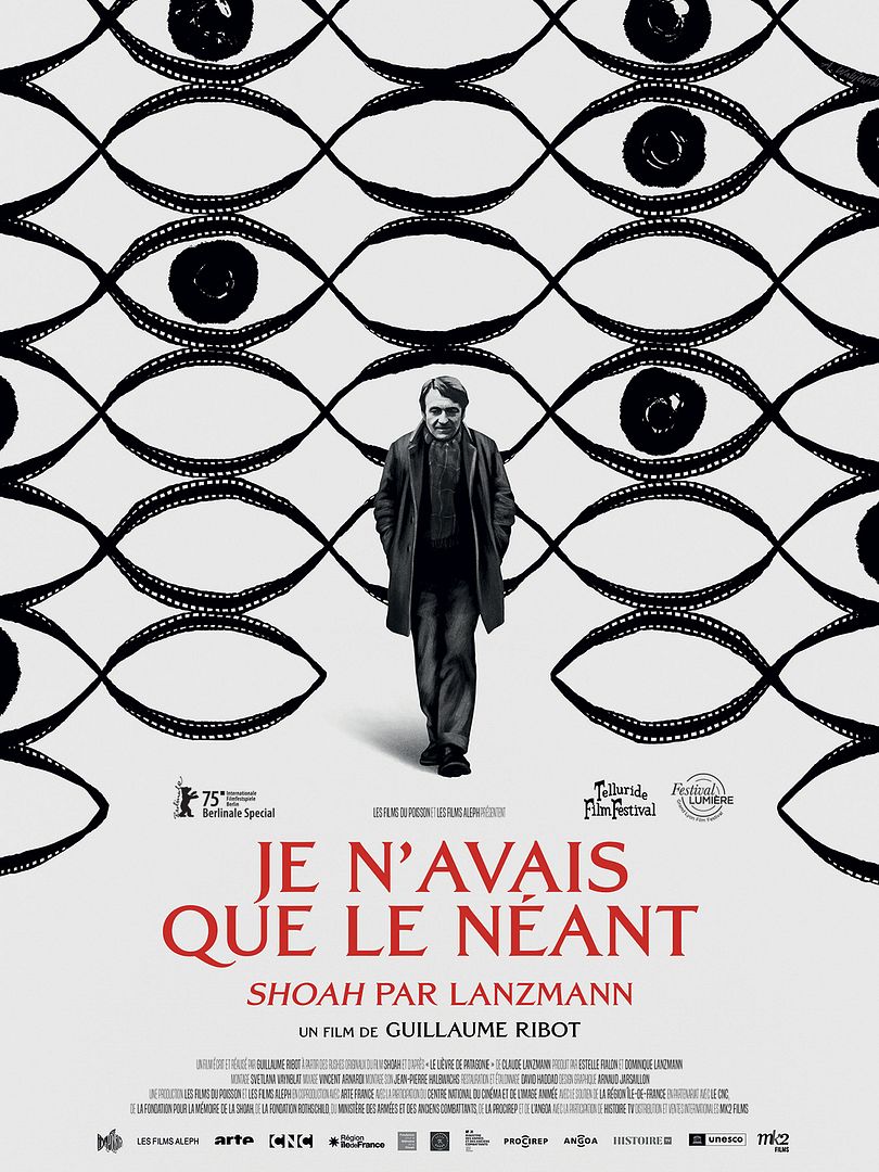 Affiche du film Je n’avais que le néant - Shoah par Lanzmann (2025) de Guillaume Ribot