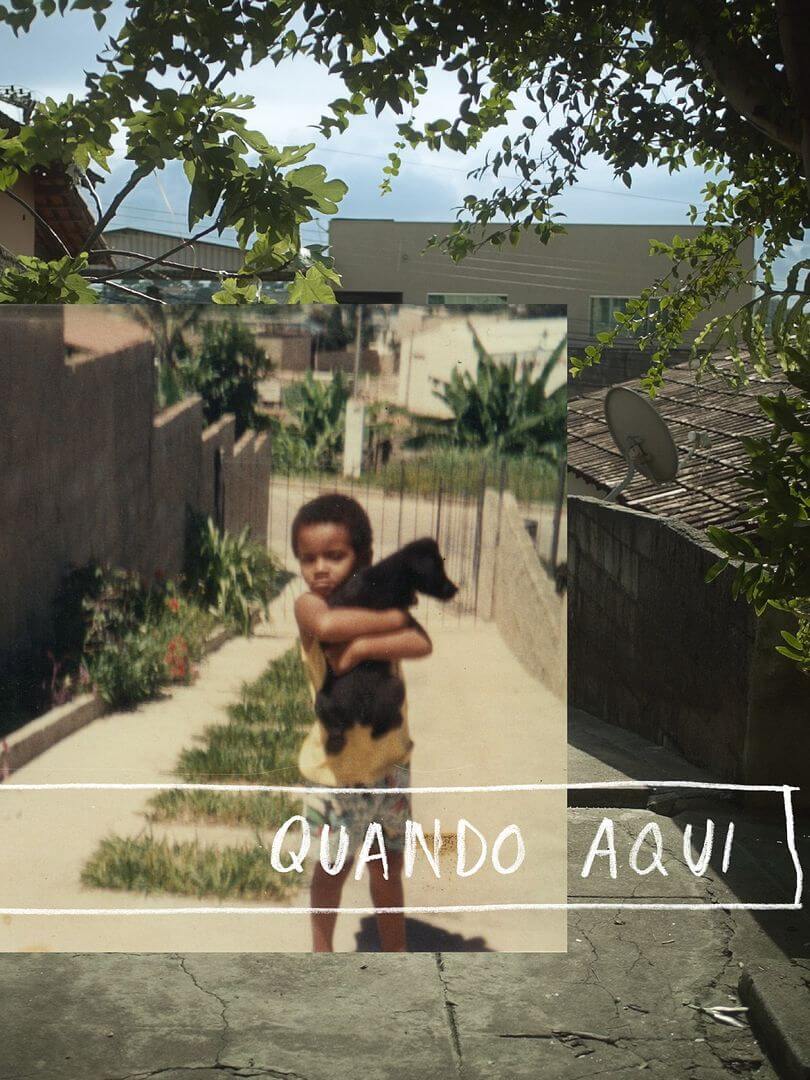 Affiche du court métrage Quando aqui (2025) de André Novais Oliveira. Voir Quando aqui en streaming / torrent sur meilleurs-films.fr