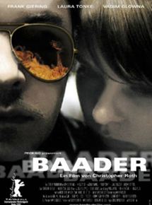 Affiche du film Baader (2002) de . Voir Baader en streaming / torrent sur meilleurs-films.fr
