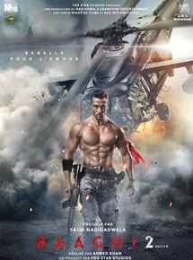 Affiche du film Baaghi 2 – Le Rebelle (2018) de Ahmed Khan. Voir Baaghi 2 – Le Rebelle en streaming / torrent sur meilleurs-films.fr