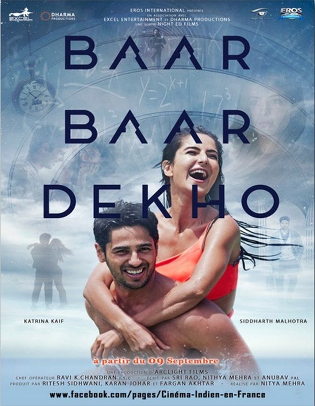 Affiche du film Baar Baar Dekho (2016) de Nitya Mehra. Voir Baar Baar Dekho en streaming / torrent sur meilleurs-films.fr