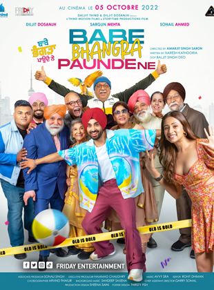 Affiche du film Babe Bhangra Paunde Ne (2022) de Amarjit Singh. Voir Babe Bhangra Paunde Ne en streaming / torrent sur meilleurs-films.fr