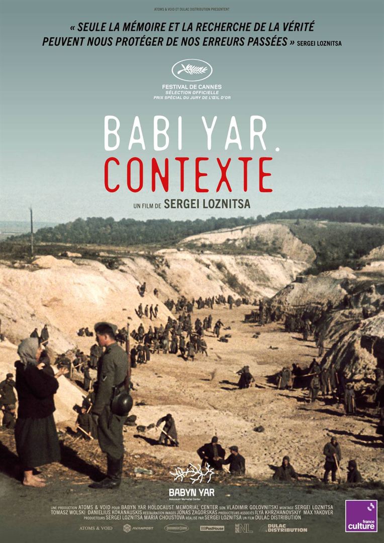Affiche du film Babi Yar. Contexte (2021) de Sergei Loznitsa Affiche du film Babi Yar. Contexte (2021) de Sergei Loznitsa. Voir Babi Yar. Contexte en streaming / torrent sur meilleurs-films.fr