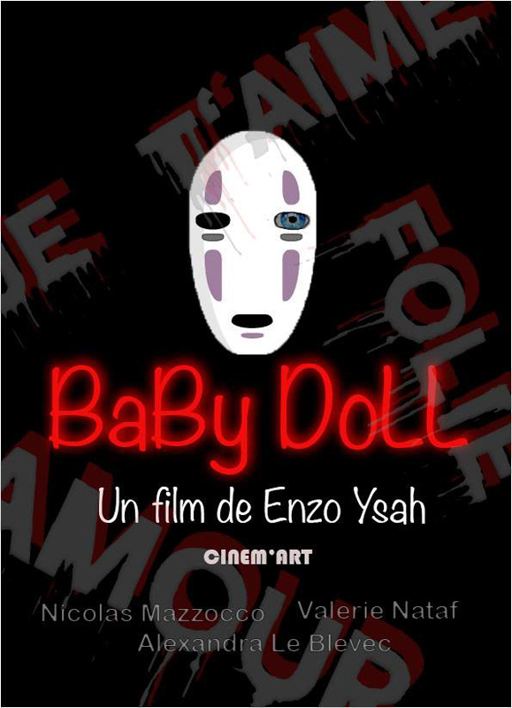 Affiche du court métrage Baby Doll (2018) de Enzo Ysah. Voir Baby Doll en streaming / torrent sur meilleurs-films.fr