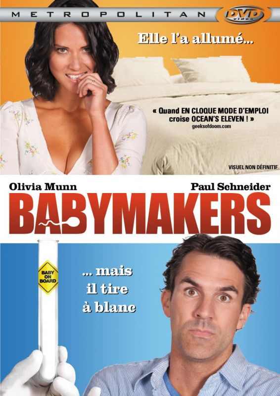 Affiche du film Babymakers (2012) de Jay Chandrasekhar Affiche du film Babymakers (2012) de Jay Chandrasekhar. Voir Babymakers en streaming / torrent sur meilleurs-films.fr