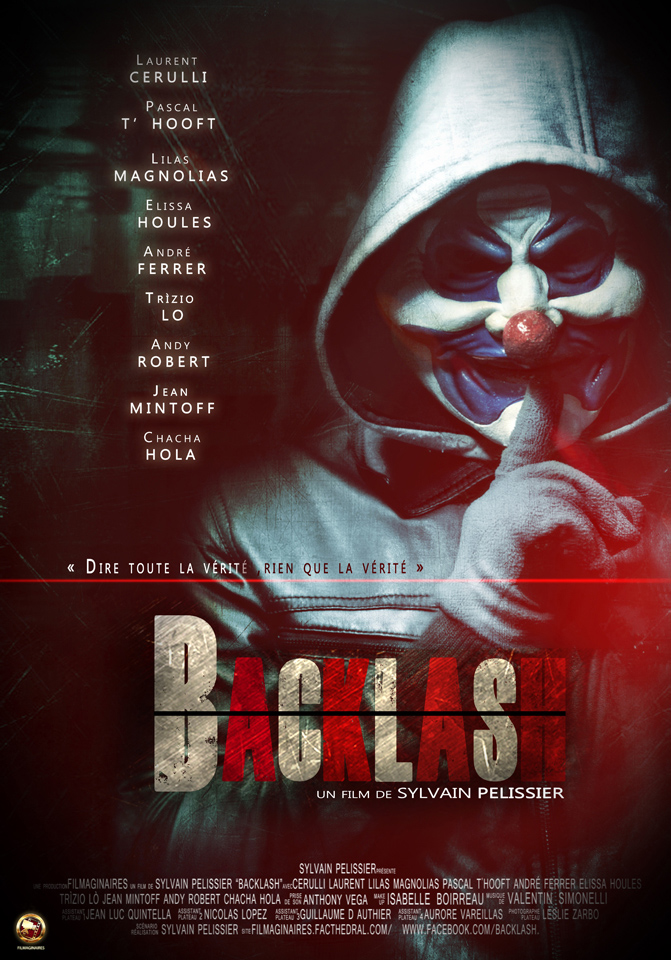 Affiche du court métrage BACKLASH (2014) de Sylvain Pelissier. Voir BACKLASH en streaming / torrent sur meilleurs-films.fr
