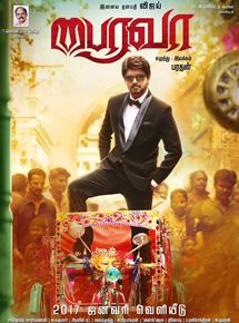 Affiche du film Bairavaa (2017) de Bharathan. Voir Bairavaa en streaming / torrent sur meilleurs-films.fr