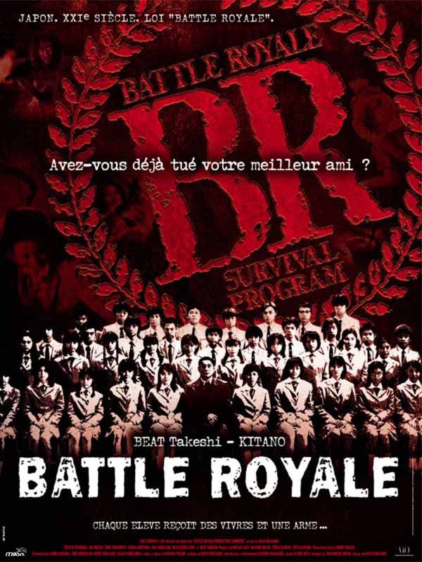 Affiche du film Battle Royale (2000) de Kinji Fukasaku Affiche du film Battle Royale (2000) de Kinji Fukasaku. Voir Battle Royale en streaming / torrent sur meilleurs-films.fr