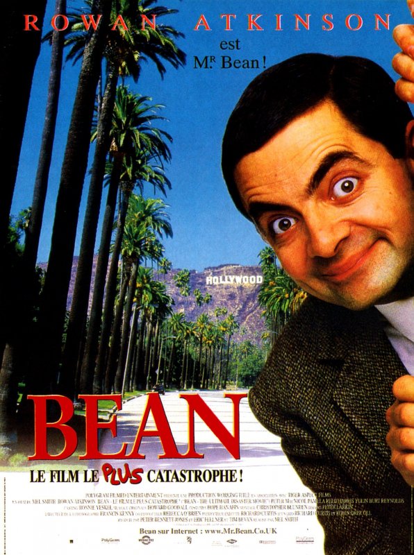 Affiche du film Bean le film le plus catastrophe () de Mel Smith. Voir Bean le film le plus catastrophe en streaming / torrent sur meilleurs-films.fr