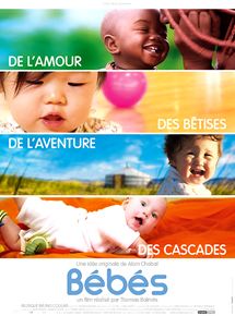 Affiche du film Bébés (2010) de Thomas Balmès. Voir Bébés en streaming / torrent sur meilleurs-films.fr