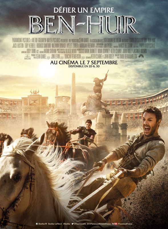 Affiche du film Ben-Hur (2016) de Timur Bekmambetov Affiche du film Ben-Hur (2016) de Timur Bekmambetov. Voir Ben-Hur en streaming / torrent sur meilleurs-films.fr